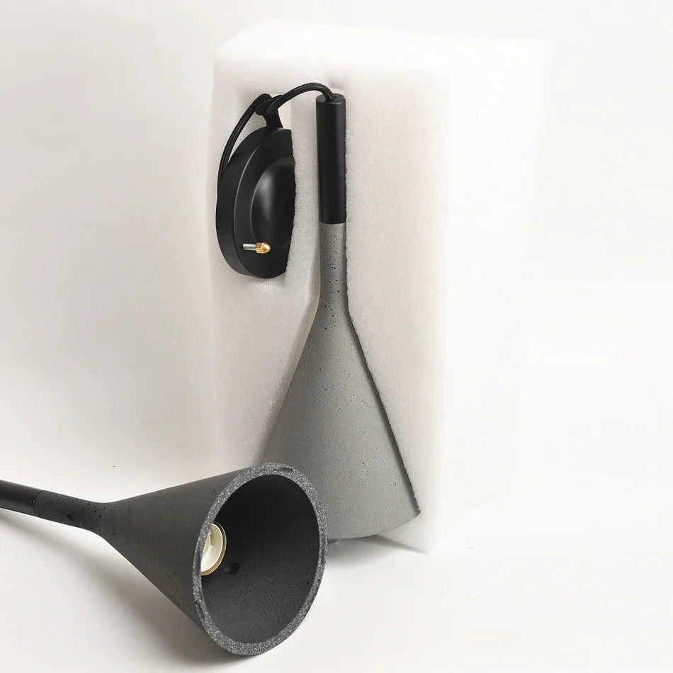 DecorBites™ Concrete Pendant Lights: Nordic Modern LED E27 Industrial Lamp for Home Decor