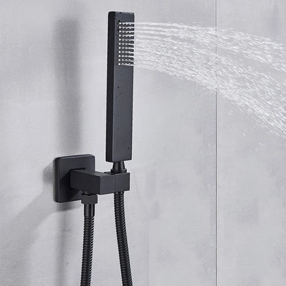 DecorBites™ Light Shower Faucet Set: Wall Mounted Rainfall Bath Mixer with Handshower