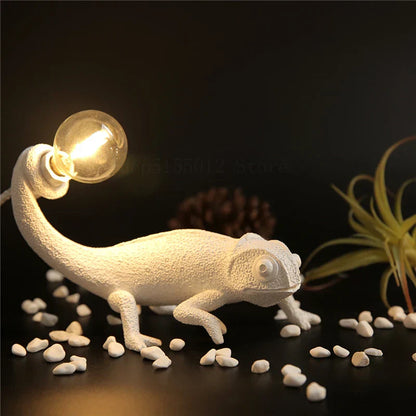 DecorBites™ Chameleon Figure Resin LED Wall Lamp Nordic Animal Night Light