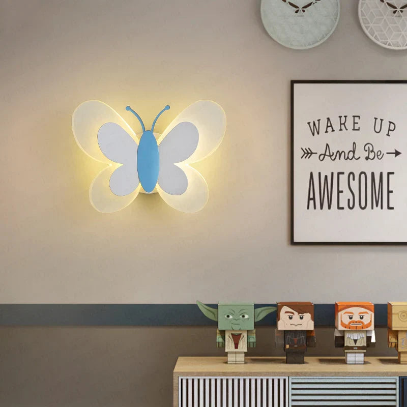 DecorBites™ Butterfly Girl Room Lamp Creative Cartoon Children Energy-Saving Bedside Lamp