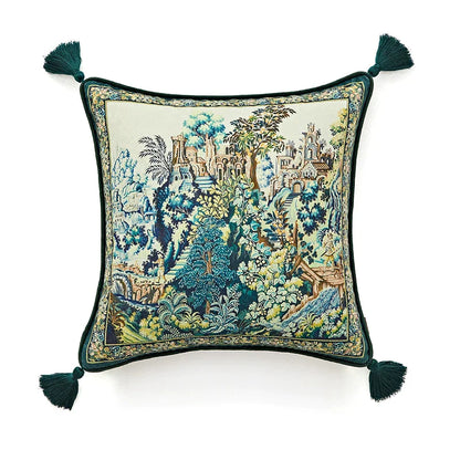 DecorBites™ American Luxe Retro Cushion Covers: Original Design Throw Pillow Case for Sofa