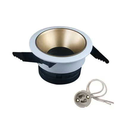 إضاءة السقف DecorBites™ القابلة للتعديل والمضادة للتوهج مع قاعدة مصباح GU10/MR16 للإضاءة الموضعية الداخلية