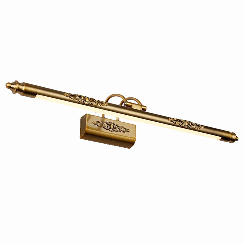 DecorBites™ Bronze Carved LED Vanity Light for Bedroom and Dressing Room