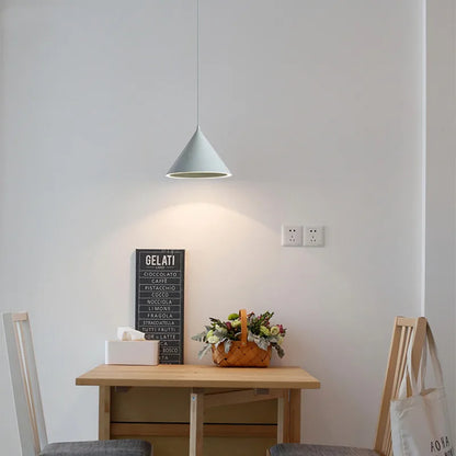 DecorBites™ Annular Cone Pendant Lamp: Minimalist Nordic Design for Living Room, Restaurant, Bar