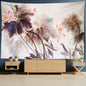 Decobites Flower Bird Chinese Painting Tapestry Wall Hanging Bohemian Style Home Decor