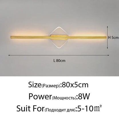 DecorBites™ LED Mirror Wall Lamp for Modern Minimalist Decor