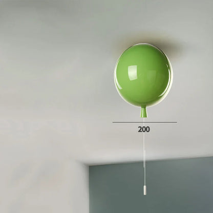 DecorBites™ Balloon Acrylic Ceiling Light: Modern 5 Color Kids Room E27 Lamp with Switch
