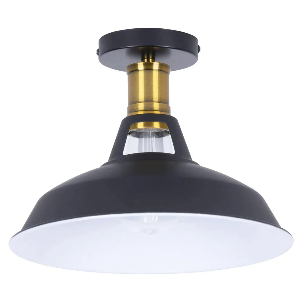 DecorBites™ Industrial Iron Ceiling Light Shade for Home Bar Cafe Shop Lighting