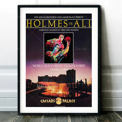 DecorBites™ Boxing Photo Print - Croke Park Fight Poster Wall Art - Dublin, 1972