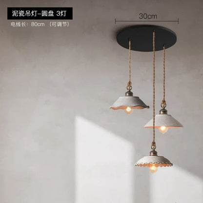 DecorBites™ Cement Loft Style Industrial Pendant Light LED Luminaria
