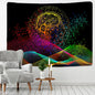 Decobites Psychedelic Mandala Tapestry for Dormitory, Living Room, Bedroom Wall Decor