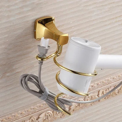 DecorBites™ Gold Bathroom Hardware Set for Towels, Paper, Brushes, and More
