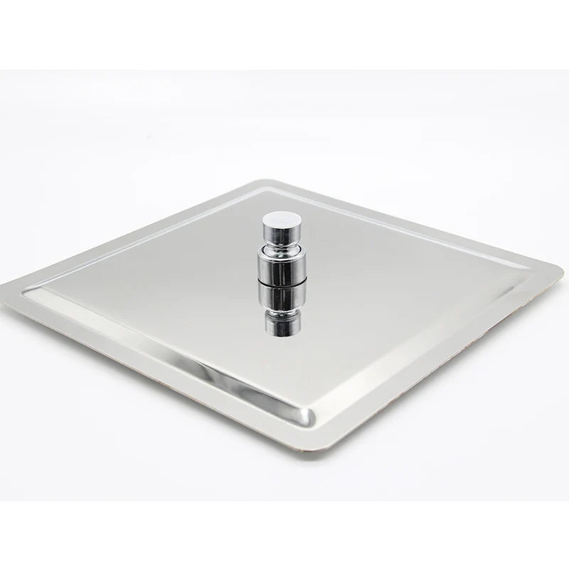 رأس دش مطري مربع من الفولاذ المقاوم للصدأ من DecorBites™ مقاس 10 بوصات