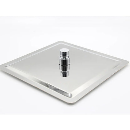 رأس دش مطري مربع من الفولاذ المقاوم للصدأ من DecorBites™ مقاس 10 بوصات