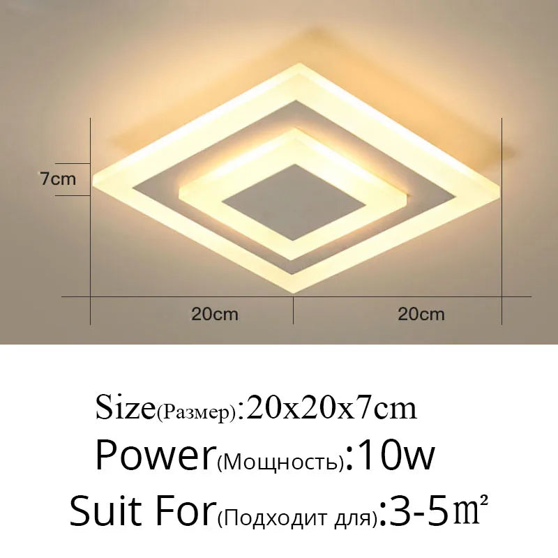 Lámpara de techo LED DecorBites™ para iluminación interior moderna de estilo minimalista