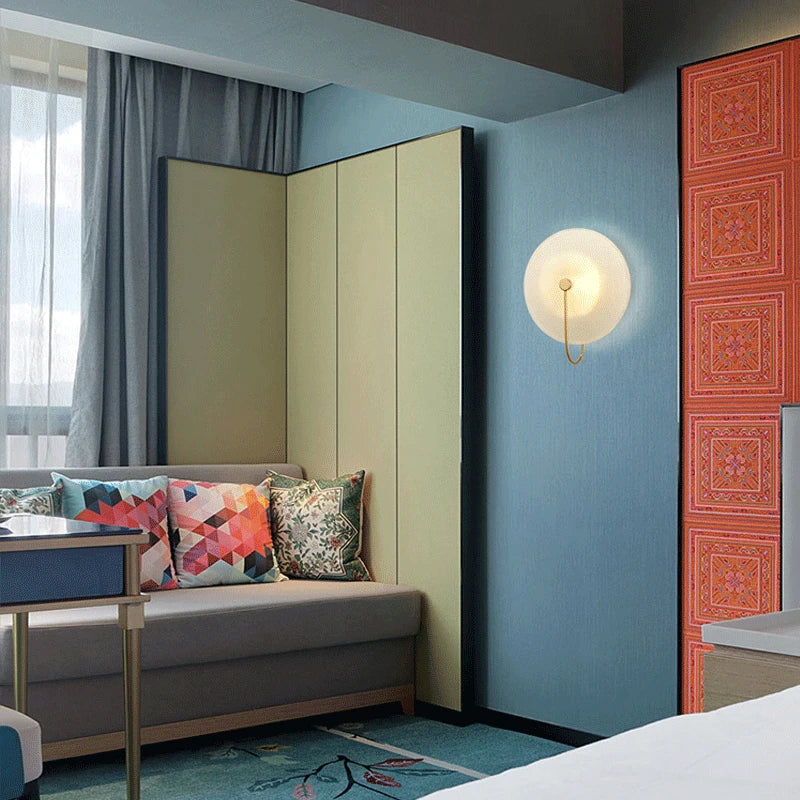 DecorBites™ Glass Stripe Gold Wall Lamp for Modern Nordic Bedroom and Bathroom Decoration