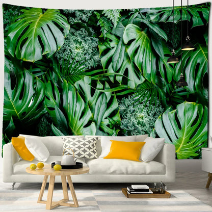 Decobites Palm Tree Leaf Tapestry Wall Hanging: Tropical Boho Witchcraft Hippie Home Decor