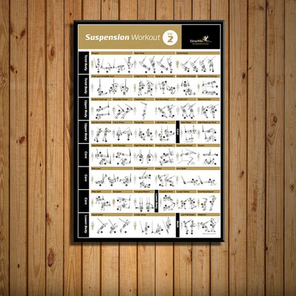 DecorBites™ Bodybuilding Workout Home Gym Canvas Poster Wall Art Fitness Training Chart