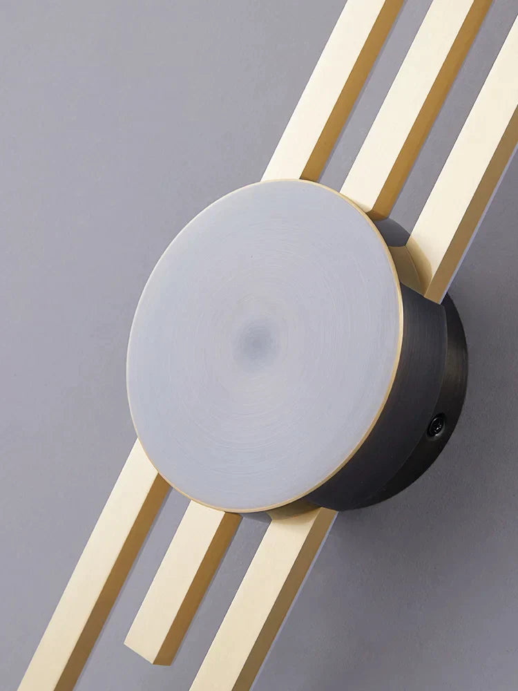 ديكوربايتس™ مصباح حائط نحاسي لغرفة النوم، غرفة المعيشة، خلفية التلفزيون - تصميم فاخر وبسيط