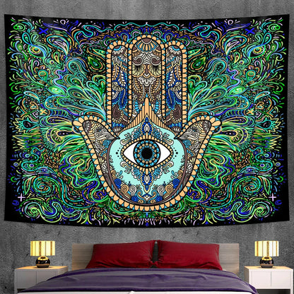 Decobites Mandala Witchcraft Tapestry Wall Hanging Yoga Mat Bohemian Sofa Blanket