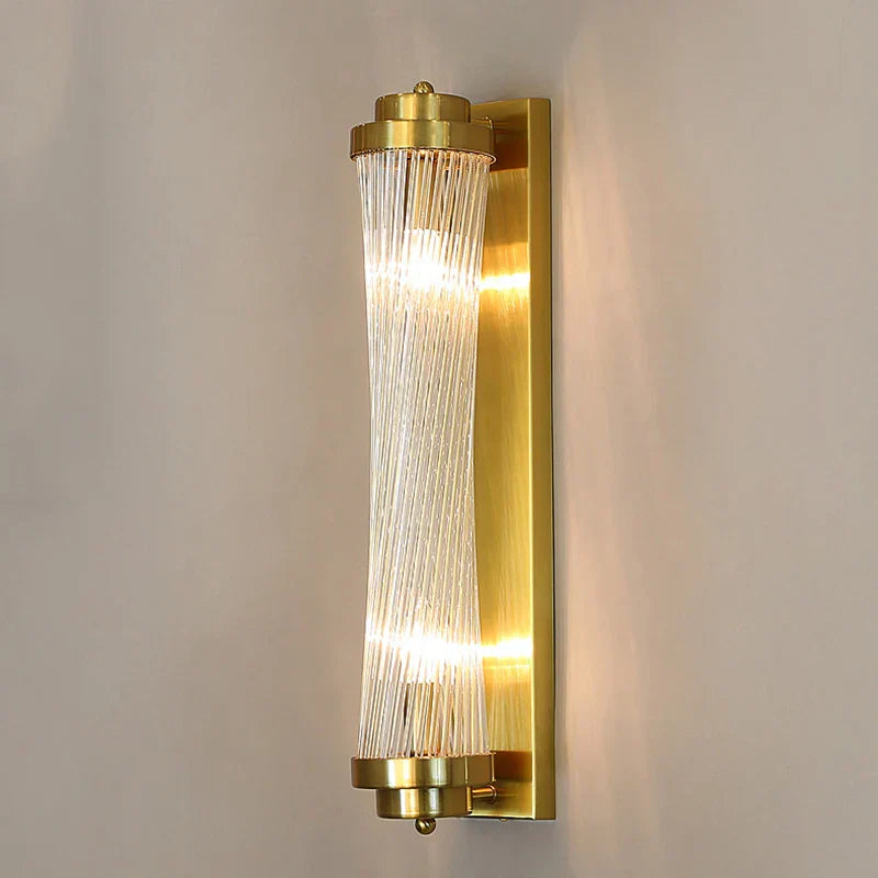 DecorBites™ Crystal Wall Lamp: Modern Minimalist Luxury LED Lights for Living Room, Bedroom & Aisle