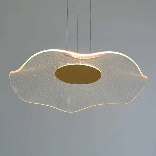 DecorBites™ Lotus Leaf Pendant Lights: Modern Nordic Chandeliers for Living Room & Bedroom