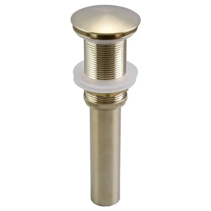 مجموعة تصريف المياه المنبثقة من DecorBites™ المصنوعة من النحاس العتيق مع أنبوب P-Trap لحوض الحمام.