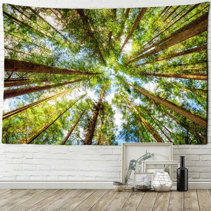 Decobites Nature Tapestry Wall Hanging Forest Landscape Hippie Boho Living Room Decor