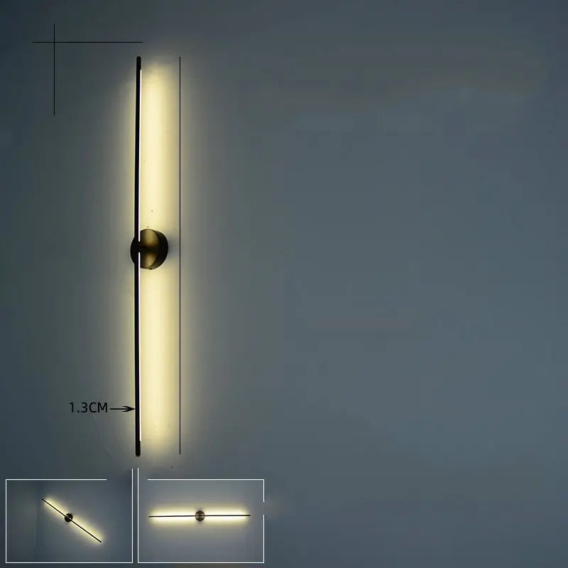 Decorbites™ Gold Geometrische Wandlampe für Wohnzimmer, Schlafzimmer und Hotelgang