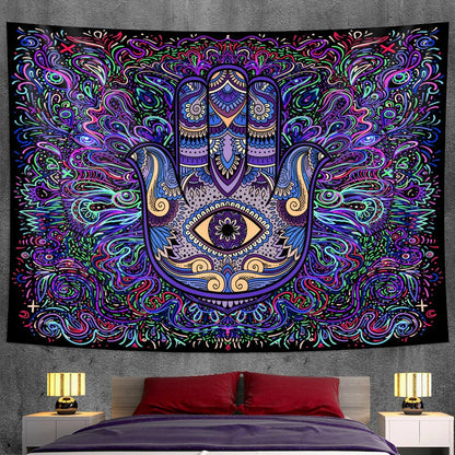 Decobites Mandala Witchcraft Tapestry Wall Hanging Yoga Mat Bohemian Sofa Blanket