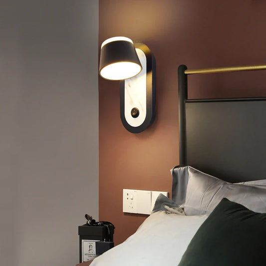 DecorBites™ Adjustable Wall Lamp: Modern & Creative LED Bedside Light for Living Room & Bedroom