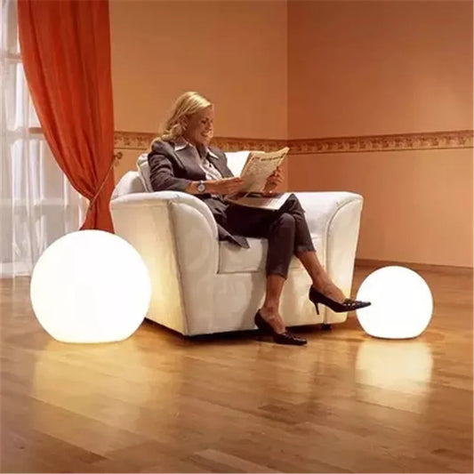DecorBites™ Glowing Ball LED Floor Lamp with Remote Control for Bedroom and Living Room