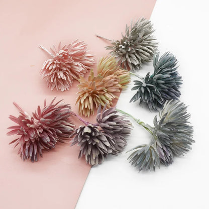 DecorBites™ Artificial Plant Wedding Christmas Decor Fake Flowers Home Interior DIY Gift