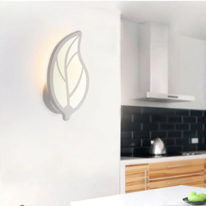 DecorBites™ Leaf Shape LED Wall Sconce for Living Room Bedroom Decor