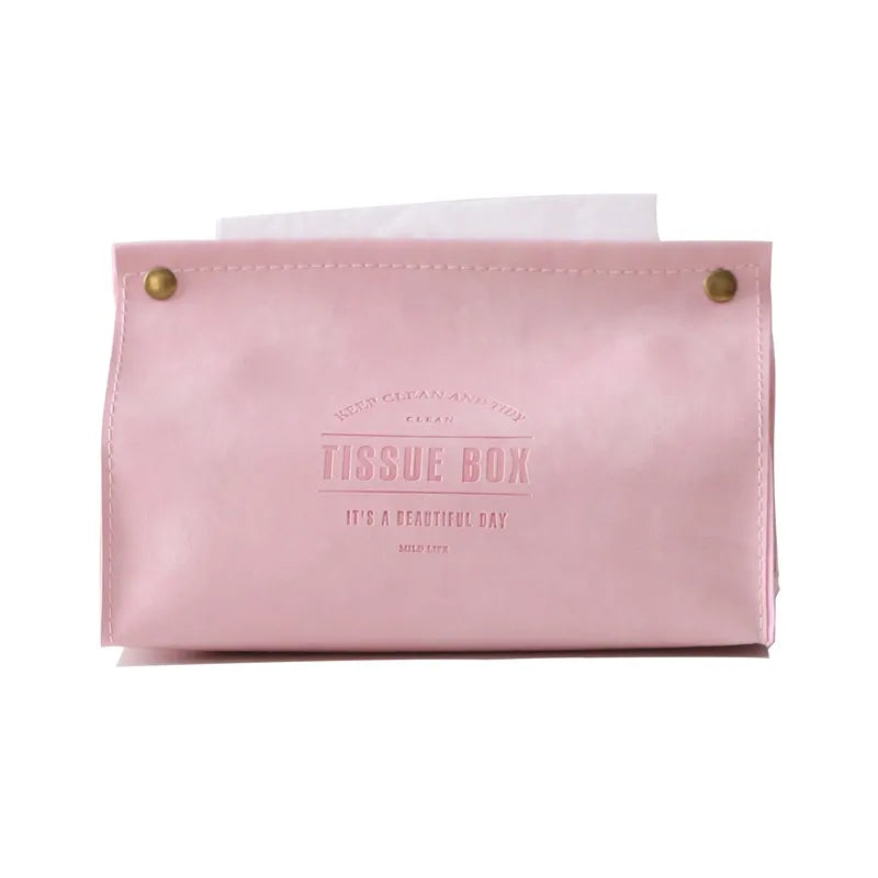 Leather Nordic Tissue Holder