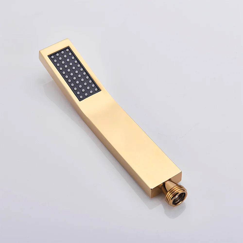 DecorBites™ Black ABS Handshower Head with 150cm Stainless Hose - Wall Mounted Faucet Accessory