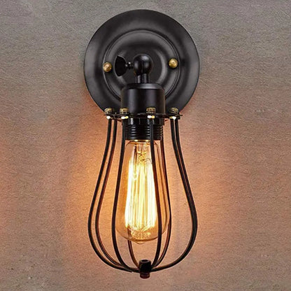 DecorBites™ Industrial Wall Lamp | American Indoor Sconce | Home Decor Light Fixture