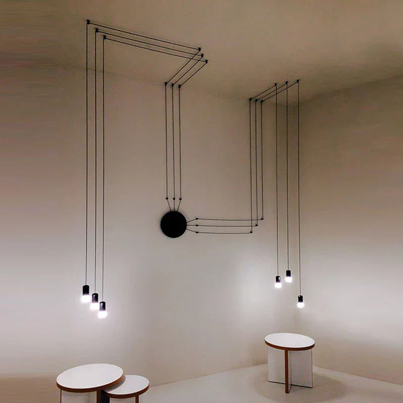 DecorBites™ Black Minimalist LED Wall Lamp for Bedroom and Living Room