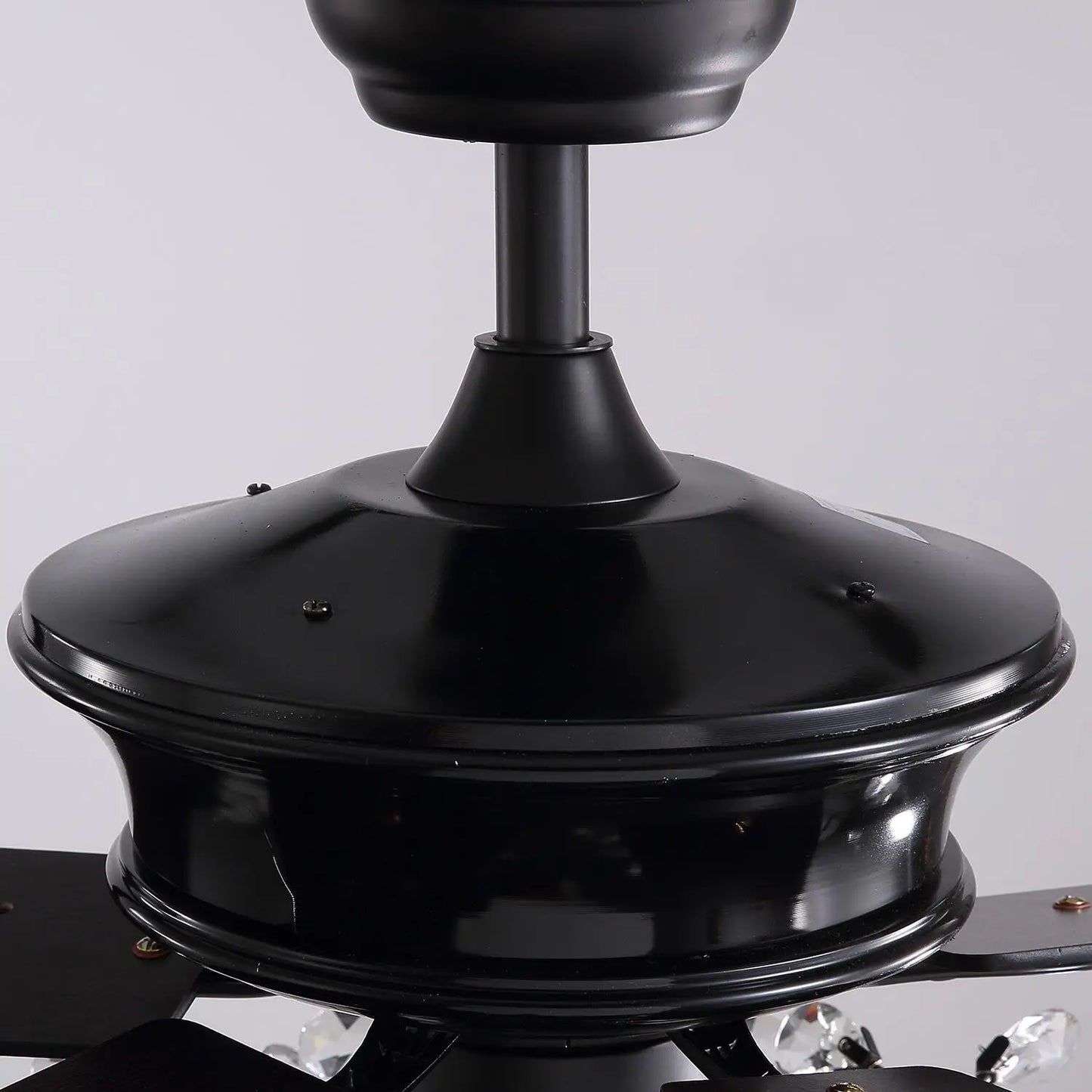 DecorBites™ 52" Luxury Crystal Ceiling Fan with Lights, Remote Control, DC Motor Wood Fan