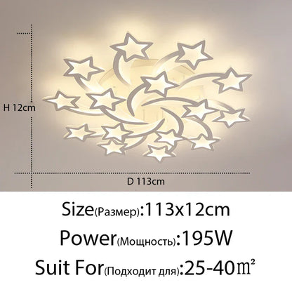 DecorBites™ LED Chandelier: Modern Dimmable Indoor Lighting for Bedroom, Hall, Living Room