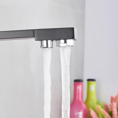 صنبور مطبخ DecorBites™ البيج Purity مع وظيفة التنقية