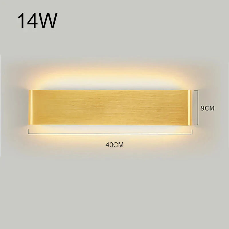 DecorBites™ LED Aluminum Mirror Light Wall Lamp for Corridor, Bedside, Bathroom - Nordic Modern Design