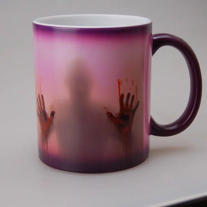 Decorbites™ Halloween-Chamäleon Farbwechsel-Porzellanbecher - 350 ml