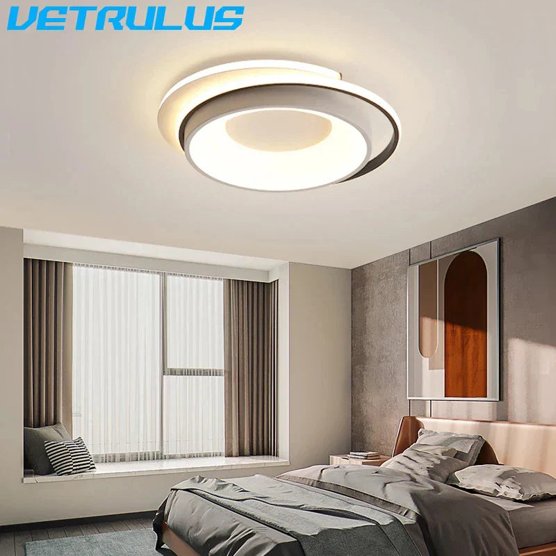 DecorBites™ LED Chandelier Light for Living Dining Room, Modern Acrylic Surface Mounted Fixture