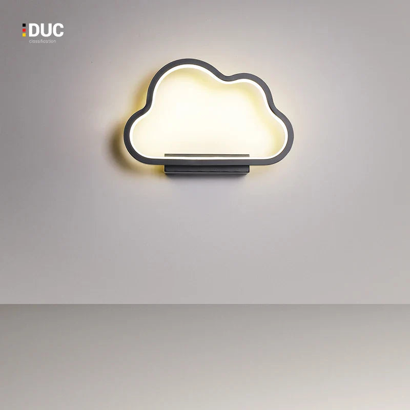 DecorBites™ Clouds Wall Lamp: Modern Nordic Kids' Room Sconce – Creative Boy/Girl Bedroom Lighting
