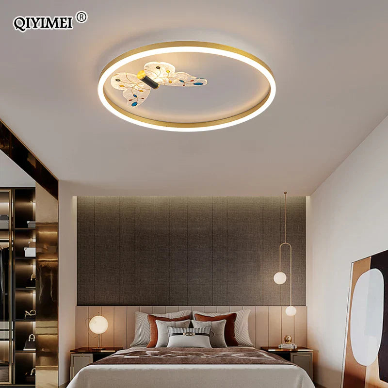 DecorBites™ LED Chandelier: Modern Indoor Lighting for Bedroom, Study, Living Room - Luster Lamps