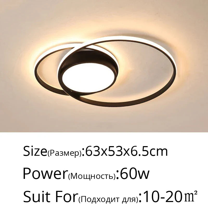 DecorBites™ LED Ceiling Light: Modern Home Lighting Fixture for Living, Dining, Bedroom