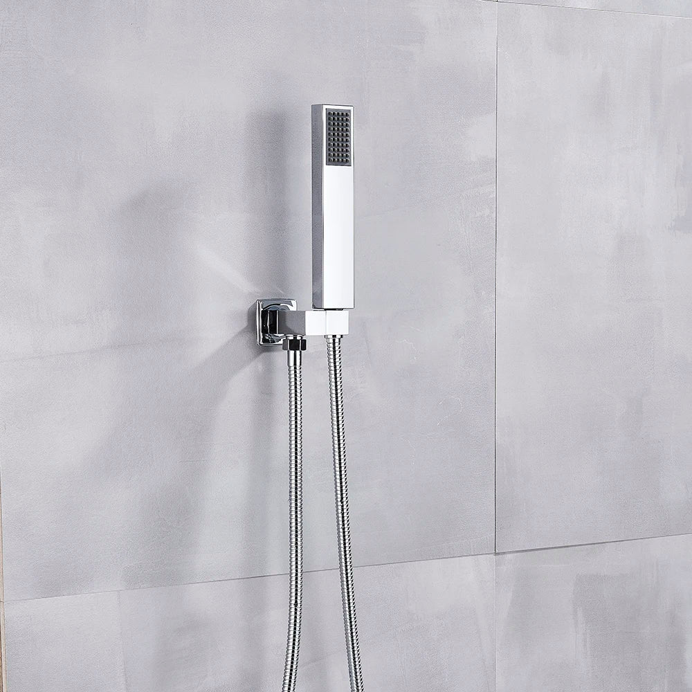 DecorBites™ Black ABS Handshower Head with 150cm Stainless Hose - Wall Mounted Faucet Accessory