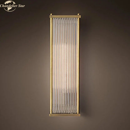 Decorbites™ Kristall-Wandleuchte Retro Vintage Wandlampe Innenraum LED-Beleuchtung