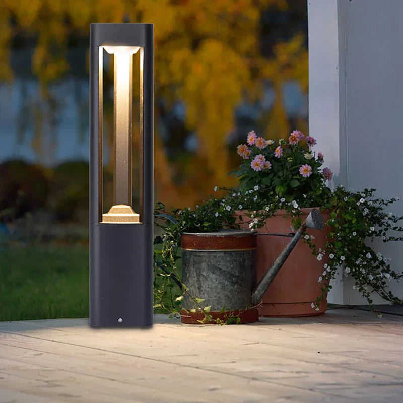 DecorBites™ LED Bollard Lawn Lamp: Stylish Waterproof Outdoor Garden Path Light